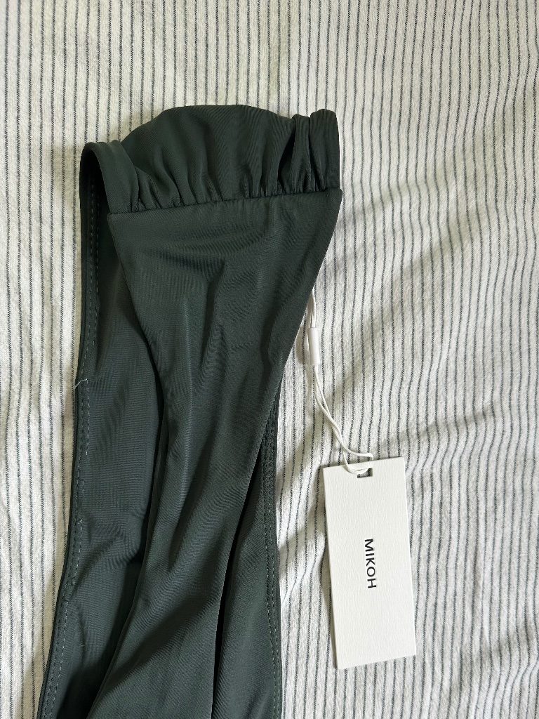 Mikoh Loki Bikini Top Dark Green (S) Nwt — image 3 of 3